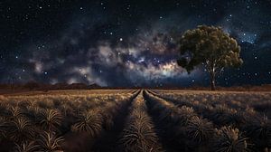 Landschaft bei Nacht