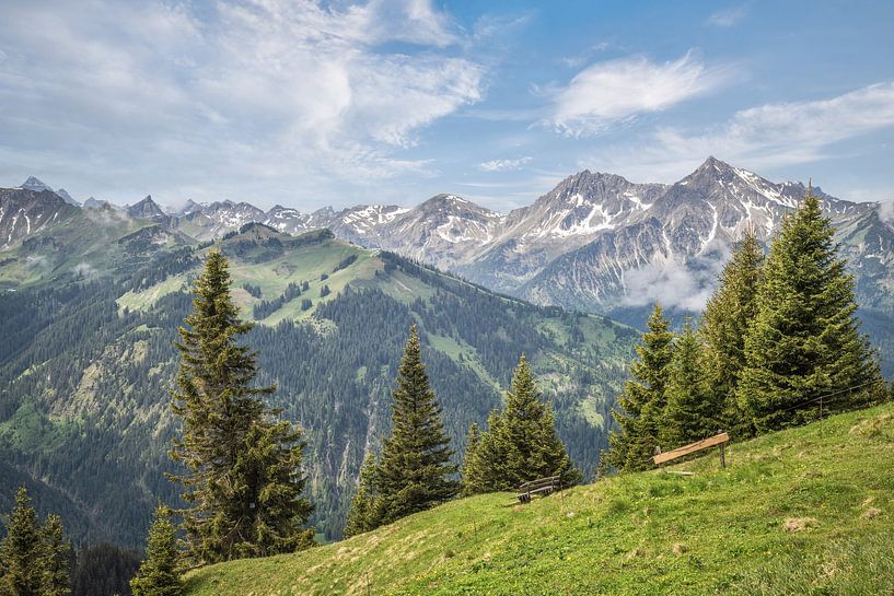 Zomer in de bergen van Tannheim van Steffen Gierok