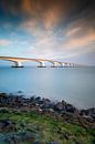 Sunrise behind the Zeeland bridge in the province of Zeeland by gaps photography thumbnail