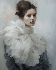 Portrait inspiré des maîtres anciens sur Carla Van Iersel