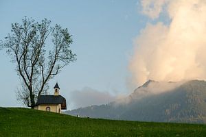 Chapelle de Kirchleitn près de Berchtesgaden sur Willem Laros | Reis- en landschapsfotografie