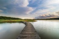 Hollands Polderlandschap en zonsondergang van Original Mostert Photography thumbnail