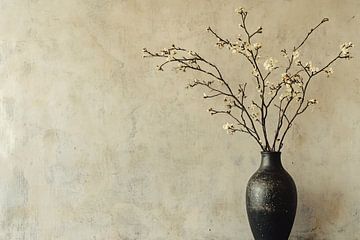 Bloesemtakken in minimalistische vaas van Imperial Art House