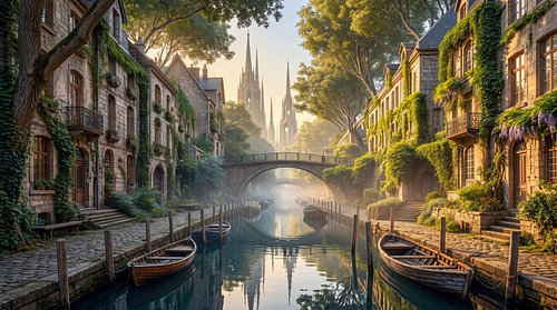 Canal through the old town
