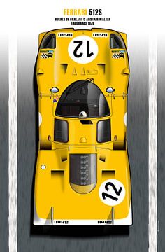 Ferrari 512S, Hughes de Fierlant + Walker van Theodor Decker