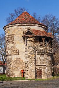 Tour de l'eau, vieille ville, Halberstadt, Harz