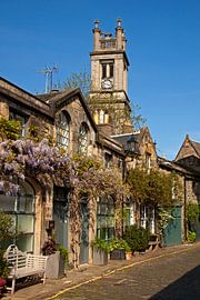 Circus Lane, Stockbridge, Edinburgh, Scotland, UK.