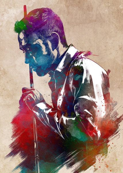 Billiard player #snooker by JBJart Justyna Jaszke