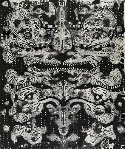 Totem, Deer, Birds.