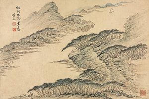 Mei Qing - Landschaften in verschiedenen Stilrichtungen nach Alten Meistern 07 (1690)