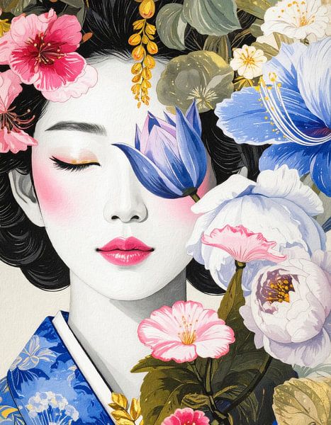 Flowers in Summer van J.O. Han