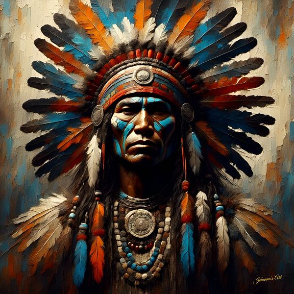 Native American Heritage 7 by Johannas Art Creations