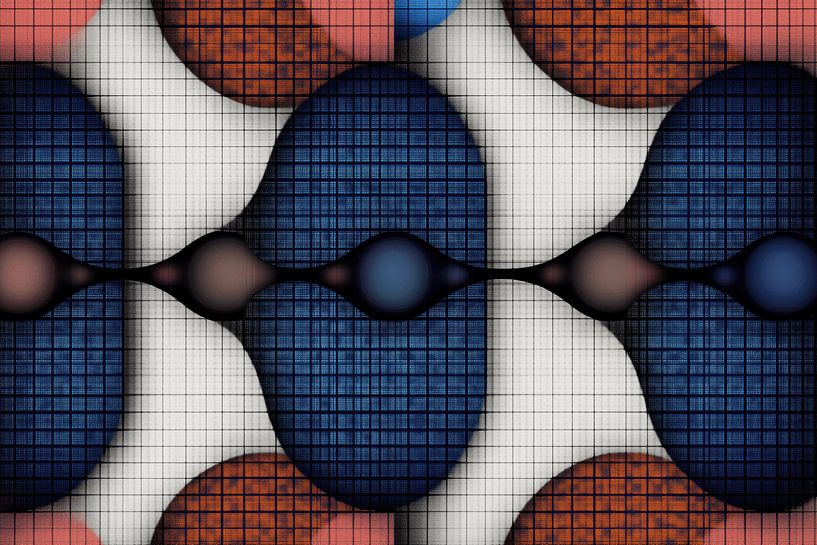 Abstrakte Arbeit mathematisch-organisch von Ton Kuijpers