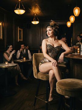 Between the glances by Klaus Tesching - Art-AI