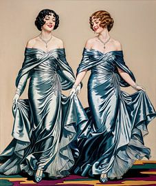 Elegance in Twin Harmony von Wall Art Creations by Peter