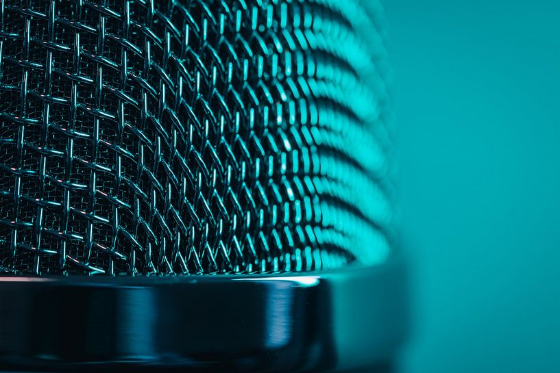 Microphone close-up by Nathan Okkerse