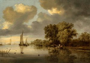 Flusslandschaft, Salomon van Ruysdael