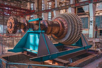 Schaufeln der Vockerode-Dampfturbine: Industrielle Kraft