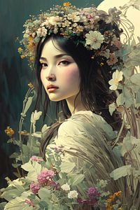 Couronne florale