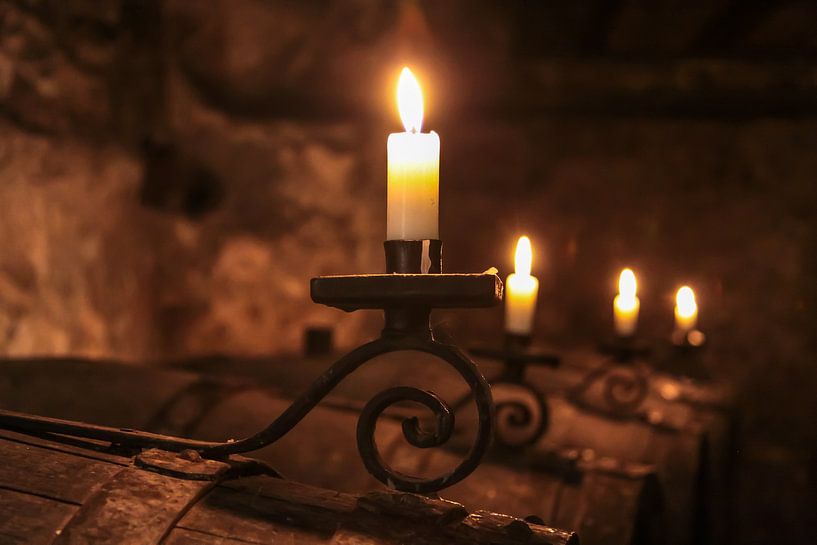 Alter Weinkeller im Zisterzienserkloster Eberbach bei Kiedrich von Christian Müringer