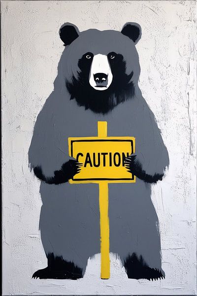 Warnbär-Kunstdesign von Imperial Art House