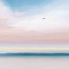 Strand und Meer – Abstrakt in Pastell-01square von Rautenberg Digital Art Maritim