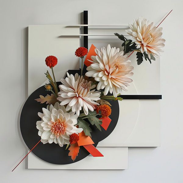 Chrysanthemen von Poster Art Shop