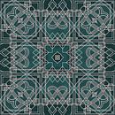 Art Deco Elegance Emerald Green And Pink by Andrea Haase thumbnail