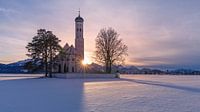 St. Coloman Kirche, Schwangau, Bayern, Deutschland von Henk Meijer Photography Miniaturansicht