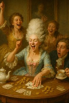 Glück, Spitze und Lippenstift