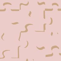 Only shadows in old rose and beige