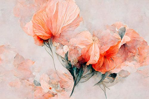 Vermillon Red Flowers