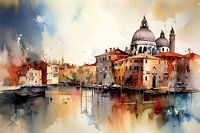 Aquarell Venedig