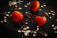 Aardbeien en chocolade