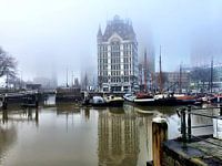 Witte Huis in de mist 