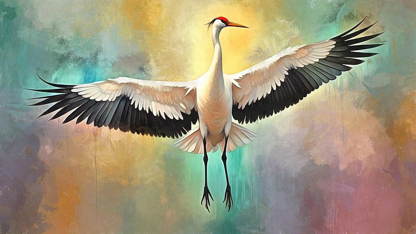 Kranich  crane von Reiner Borner