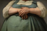 De dame in de keuken
