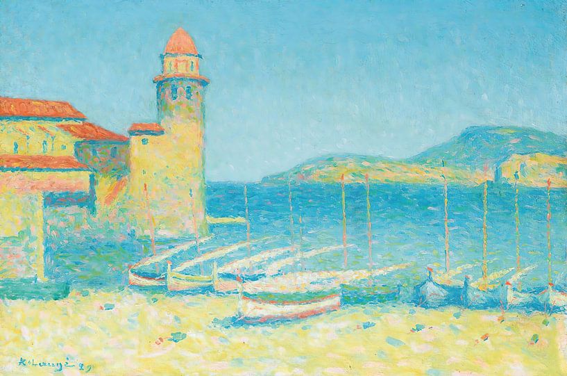 Le Port De Collioure, Achille Laugé by All the Masters