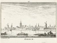 Abraham Rademaker, Ansicht von Gorinchem, 1727 - 1733