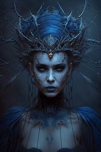 Geheimnisvolle blaue Gothic-Prinzessin von Karina Brouwer