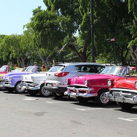 Oldtimer in Cuba van Wilma Hage