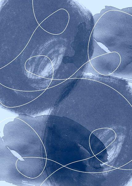 Air - Modern Abstract Art by Mad Dog Art