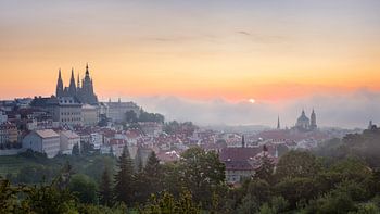 Prag Skyline von Petřín Hügel