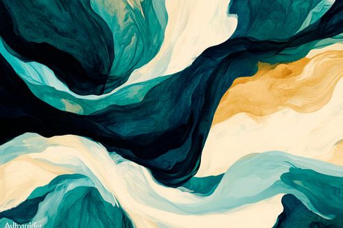 Abstracte golven
