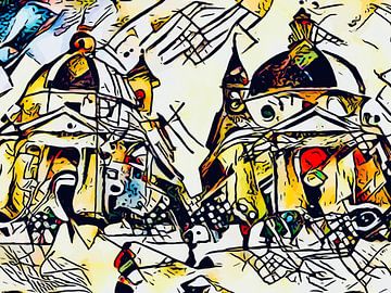 Kandinsky ontmoet Rome 3 van zam art