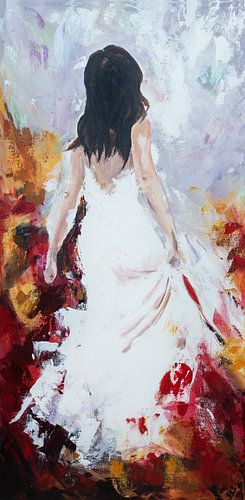 Bruidje in de herfst