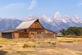 Mormon Row Barn in Grand Teton National Park, WY, USA by PhotoCluster