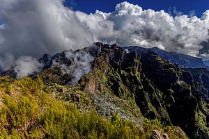 Paysage de montagne au Pico Ruivo