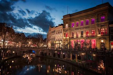 Atmosphärisches Oudegracht von Jan van der Knaap