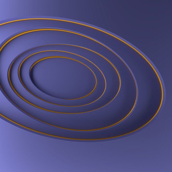 Goldene Ovale von beangrphx Illustration and paintings